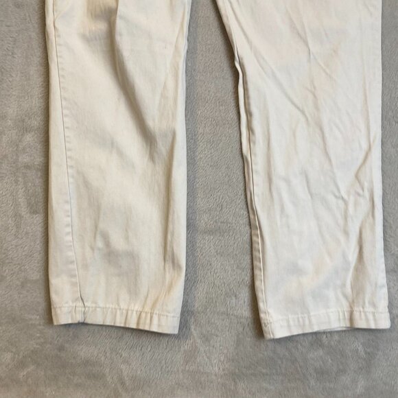 Chaps Mens Khaki Pants 36x29 Measured Custom Fit Cotton Preppy Academia - Picture 10 of 16